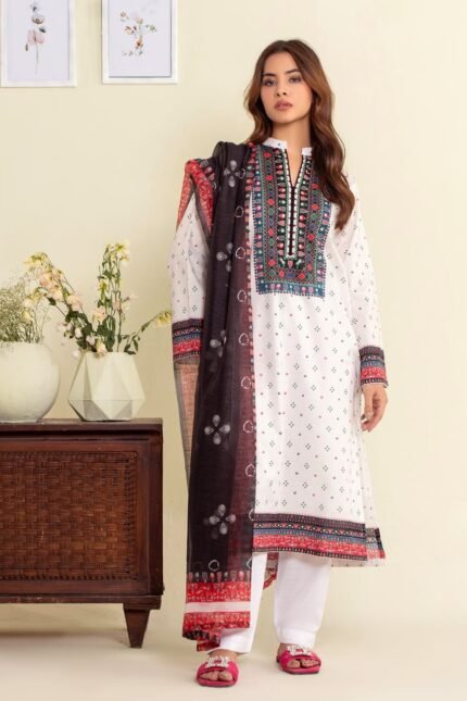 Digital Printed Lawn 3Piece