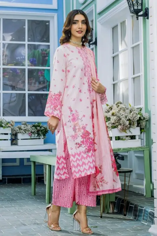 Digital Printed Lawn 3Piece