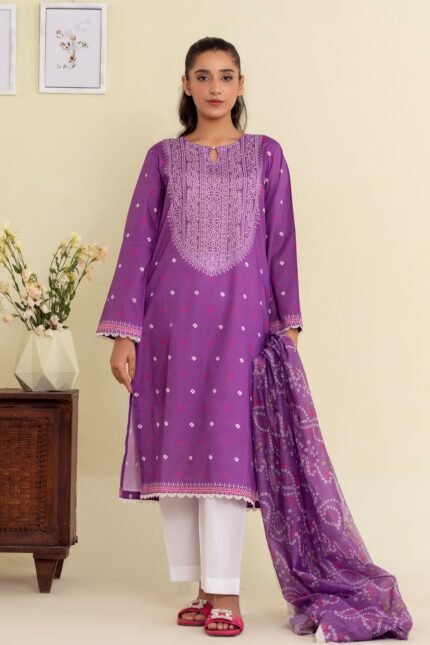 Digital Printed Lawn 3Piece