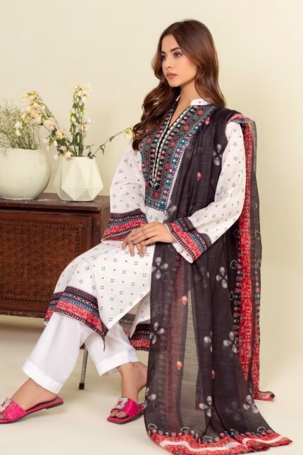 Digital Printed Lawn 3Piece
