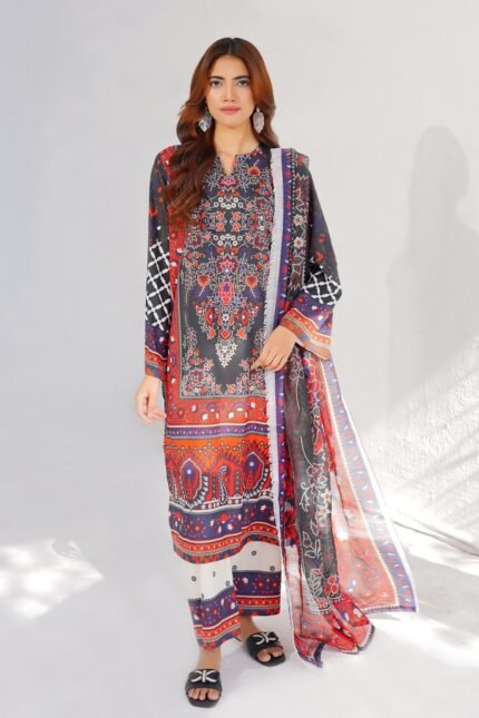 Digital Printed Lawn 3Piece