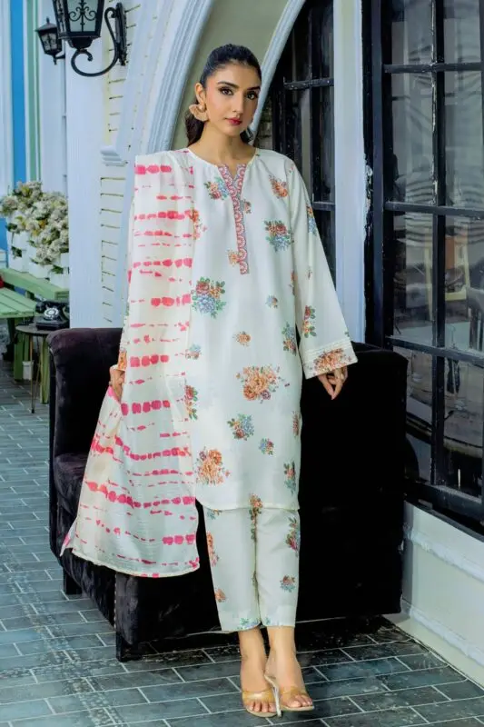 Digital Printed Lawn 3Piece
